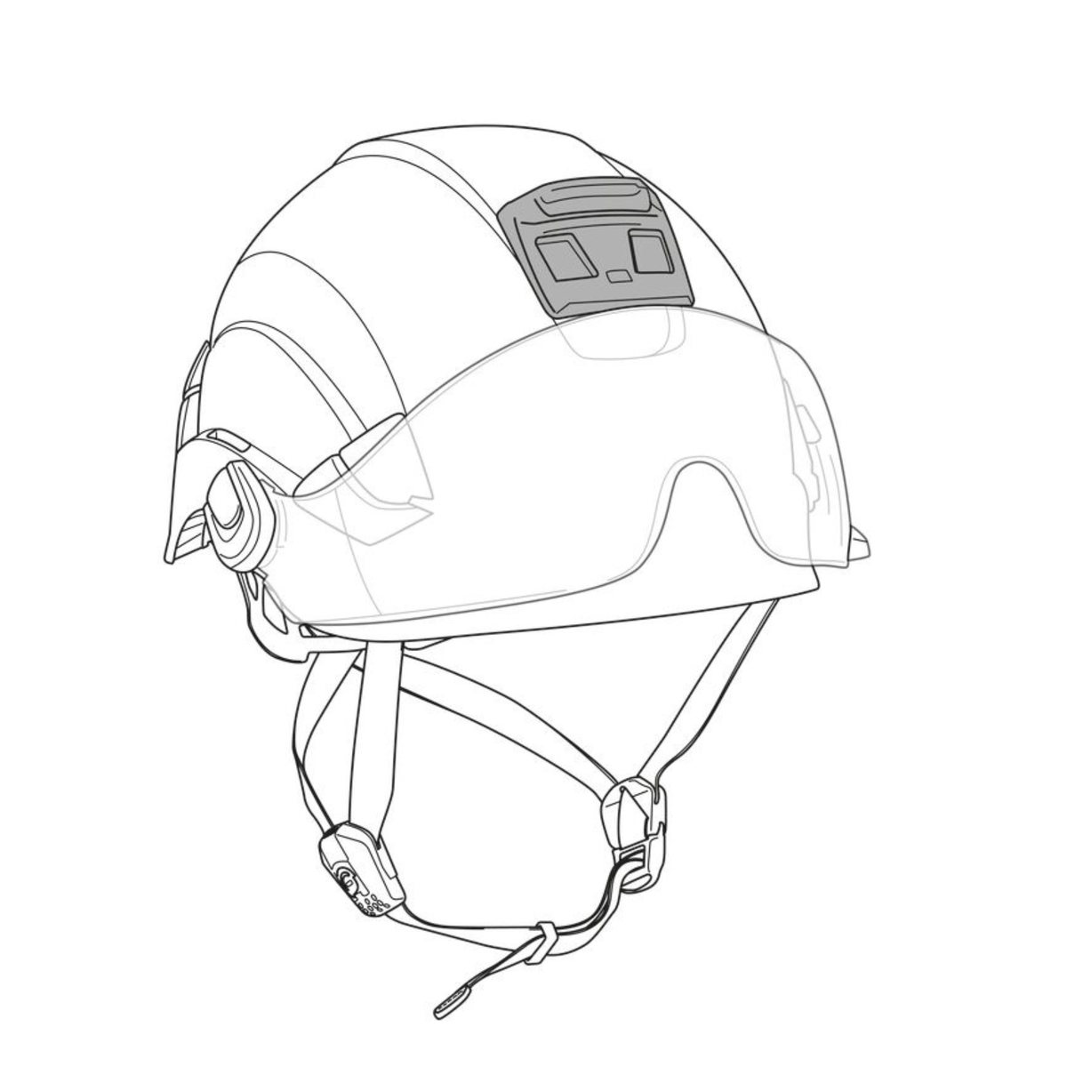 Petzl Helmet Adapt helm montage voor hoofdlamp