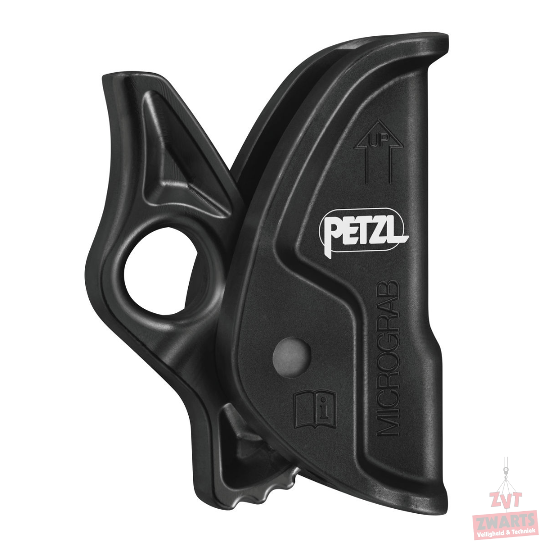 Petzl MICROGRAB touwklem voor MICROFLIP positioneringslijn