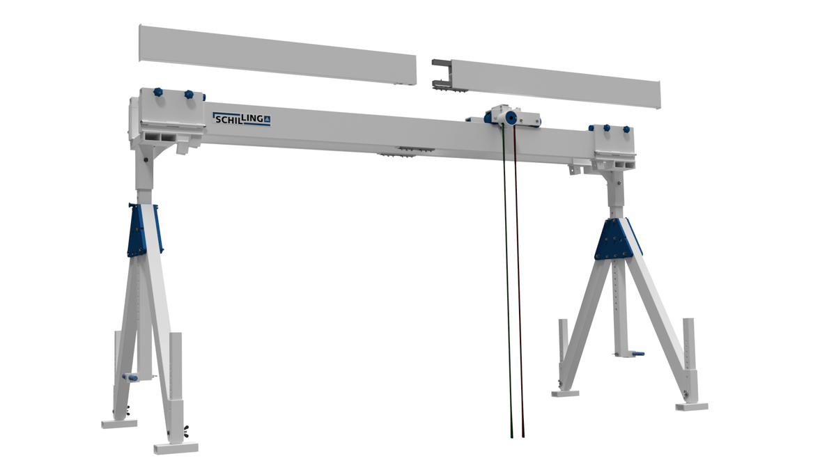 Schilling aluminium portaalkraan