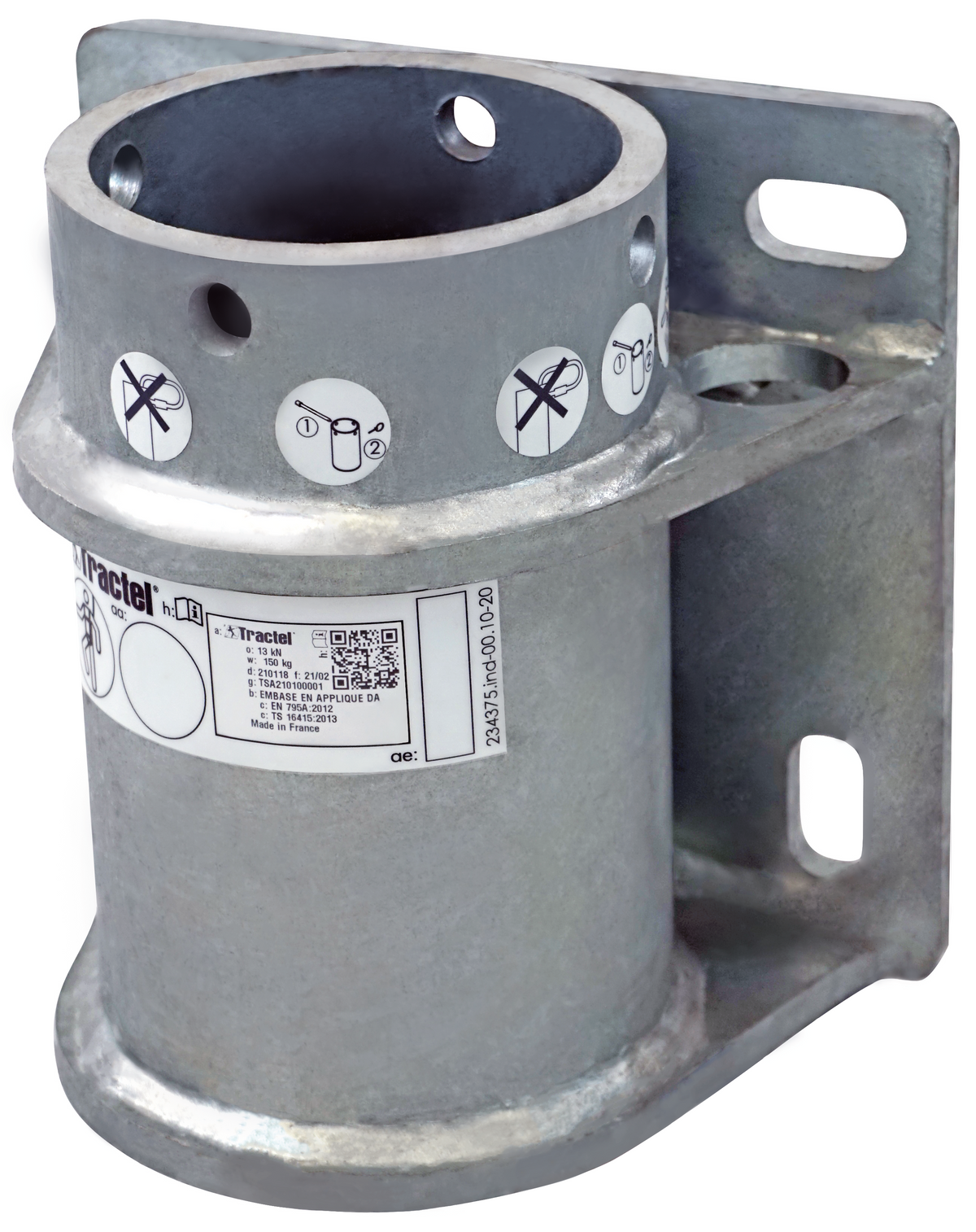 Tractel Davitrac wandadapter