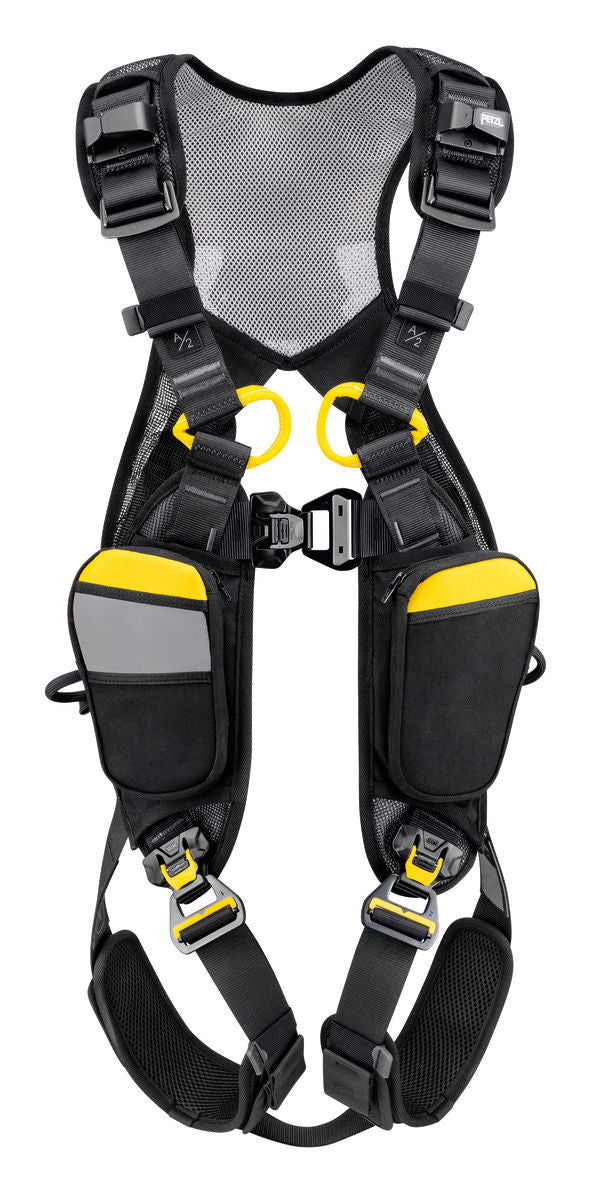 Petzl NEWTON EASYFIT harnas internationale versie achterzijde