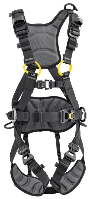 Petzl VOLT LIGHT harnas internationale versie achterzijde