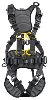 Petzl VOLT WIND harnas internationale versie achterzijde
