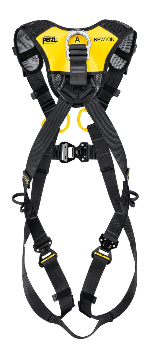 Petzl NEWTON FAST harnas internationale versie zwart/geel