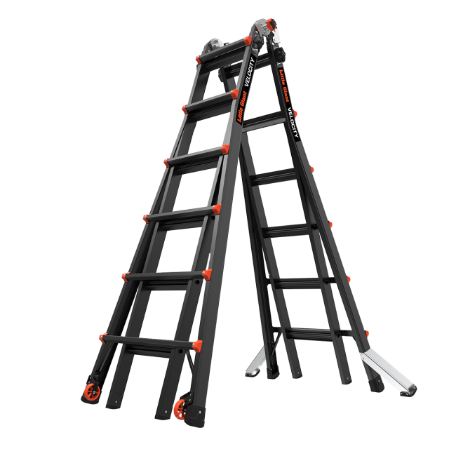 Altrex Velocity Black Pro vouwladder 4 x 6 sporten