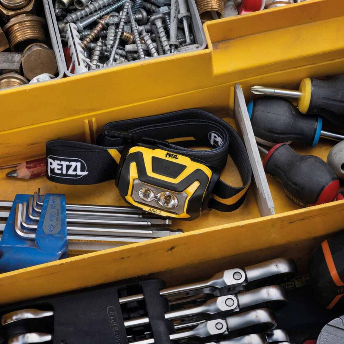 Petzl Aria 2 Stirnlampe für Profis 450 Lumen