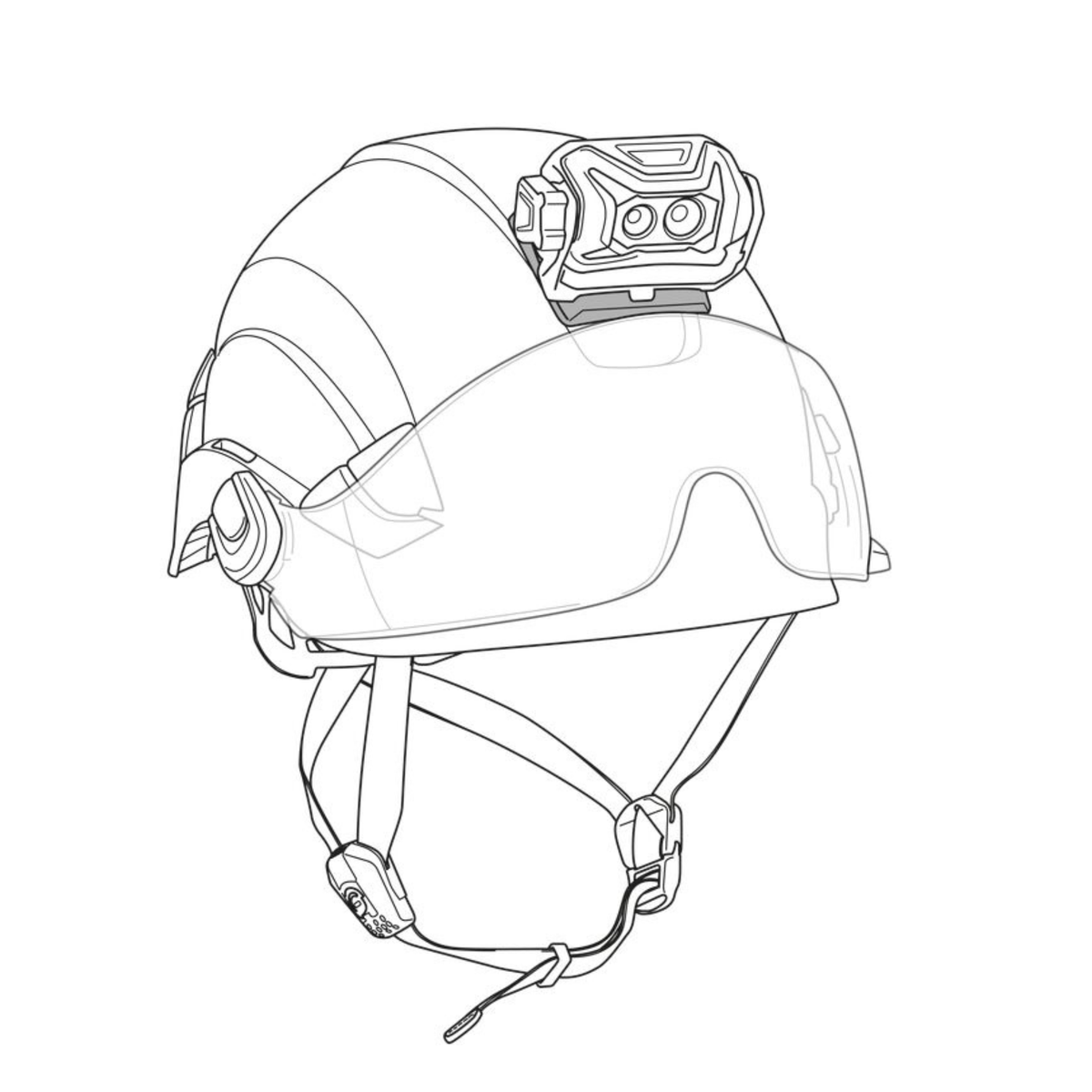 Petzl Helmet Adapt helm montage voor hoofdlamp
