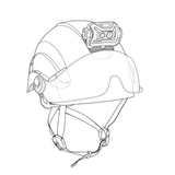 Petzl Helmet Adapt helm montage voor hoofdlamp