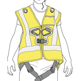 Petzl Hi-Viz Safety Vest for Newton Harness