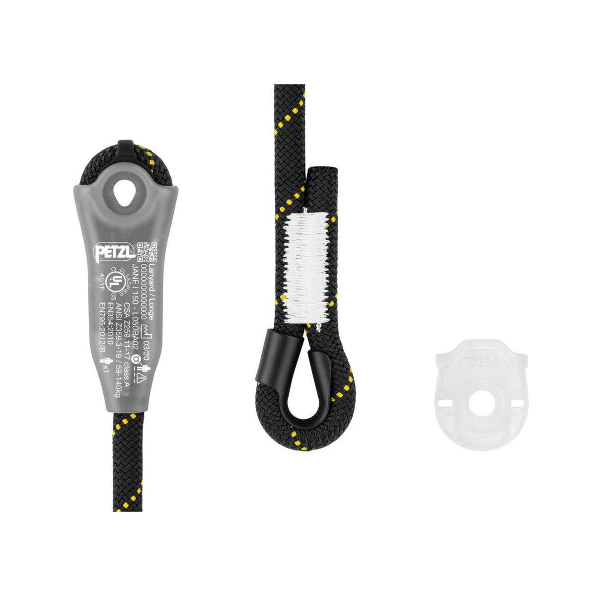 Petzl Jane-I dynamische leeflijn voor valbeveiliging