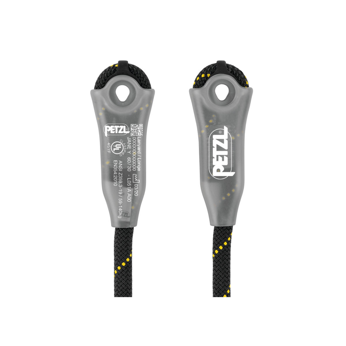Petzl Jane-Y dubbele leeflijn voor valbeveiliging