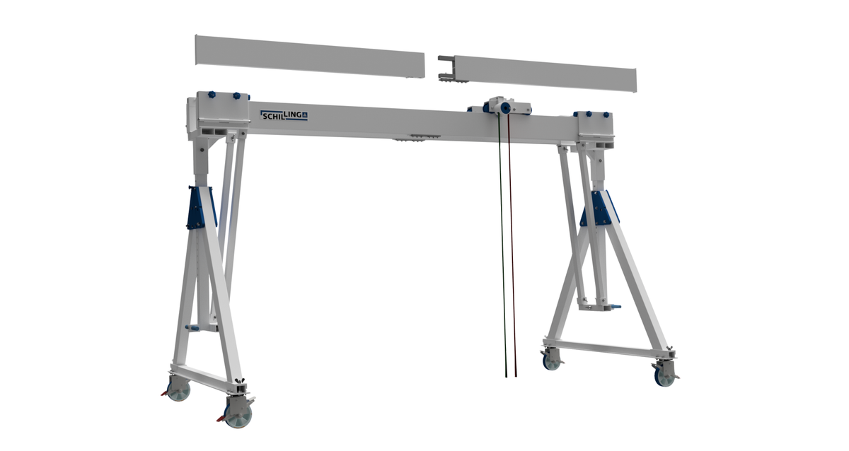 Schilling aluminium portaalkraan