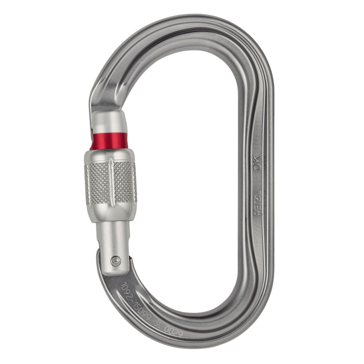 Petzl OK aluminium karabiner
