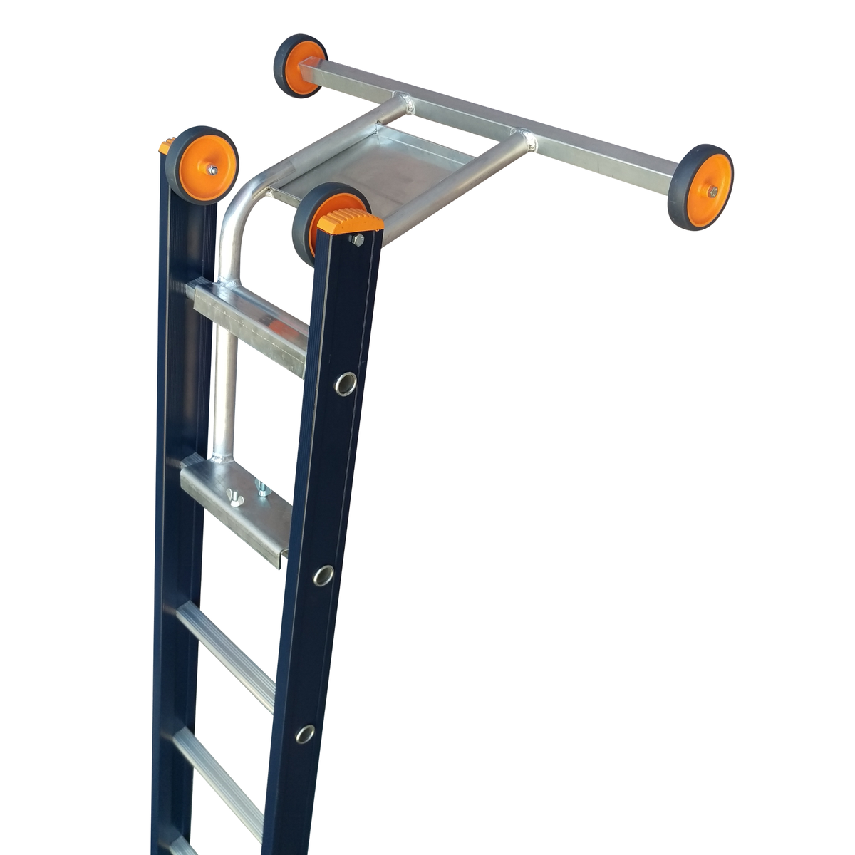 Aluminum stand-off with wheel