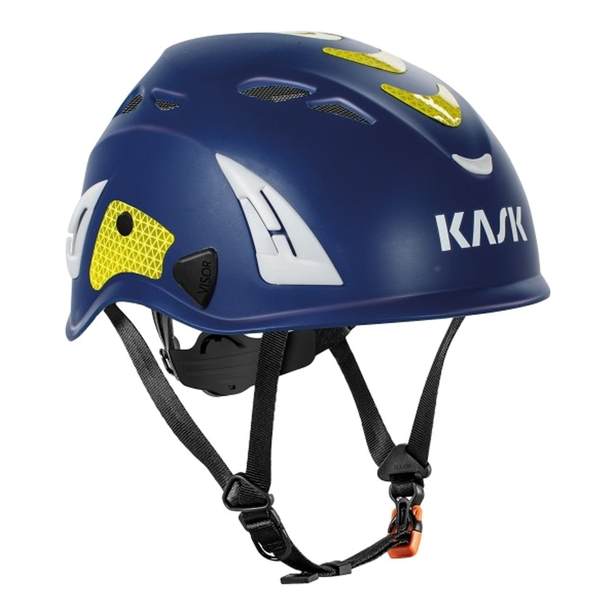 Kask Superplasma AQ Hi-Viz Blauw/Geel