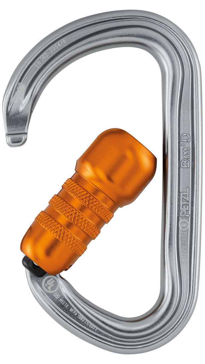 Petzl Bm'D karabiner grijs