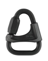 Petzl DELTA snelschakel 8 mm met positioneringsbeugel zwart