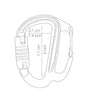 Petzl FREINO Z karabiner met remspoor