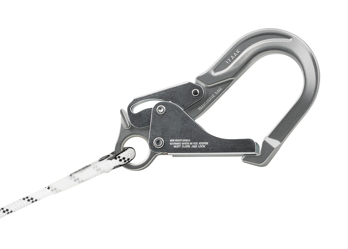 Petzl GRILLON MGO verstelbare positioneringslijn met MGO-haak