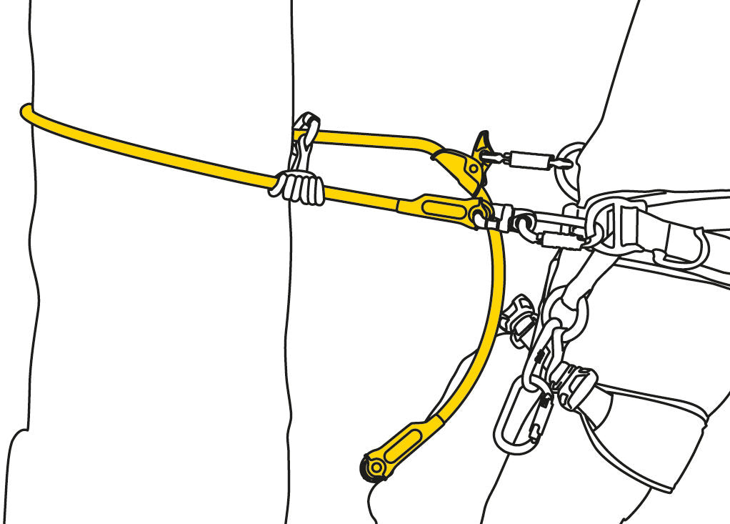 Petzl MICROFLIP positioneringslijn