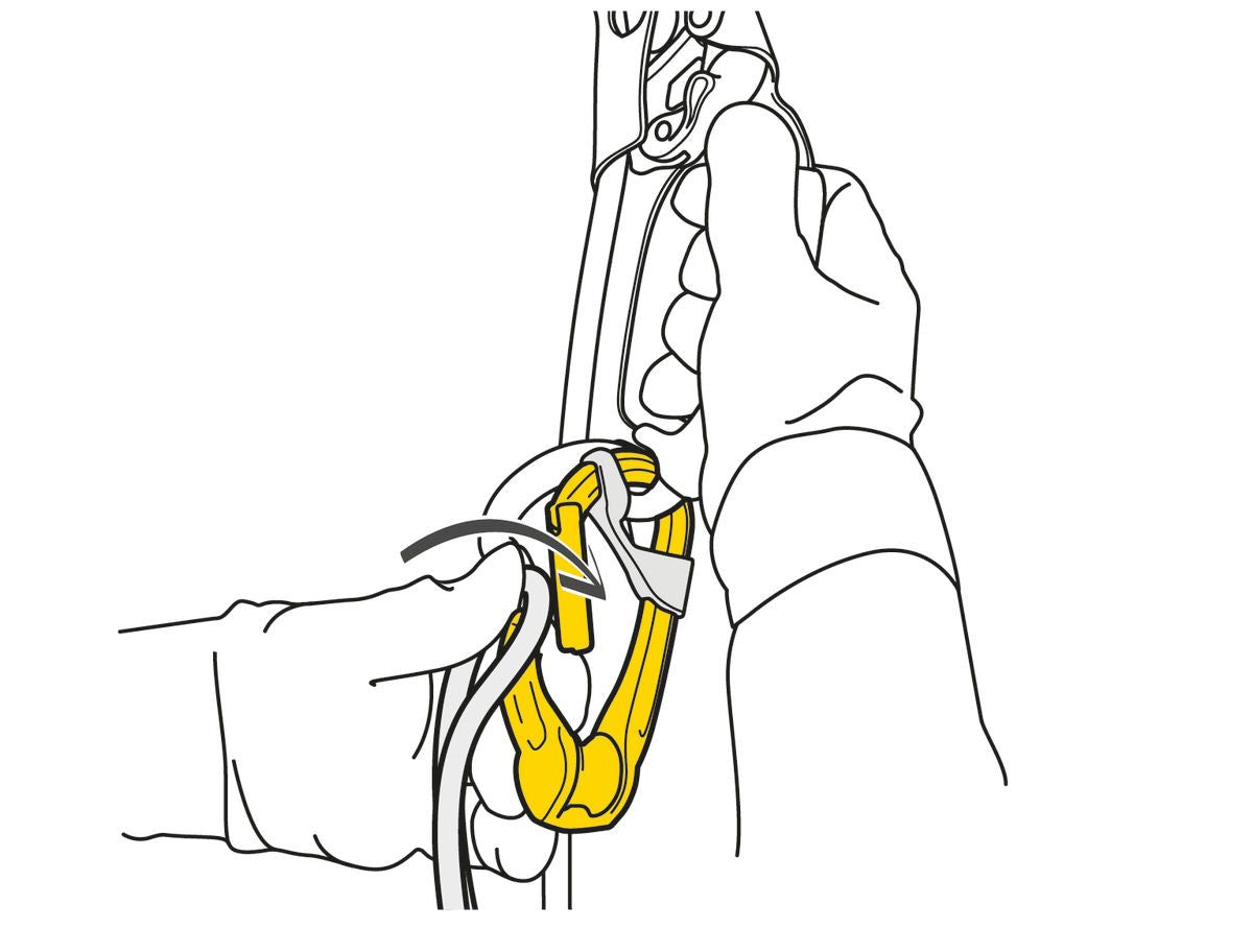 Petzl ROLLCLIP A katrolkarabiner
