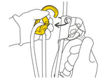 Petzl ROLLCLIP Z katrolkarabiner voor verankeringen