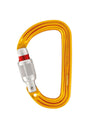 Petzl Sm'D karabiner schroefsluiting geel