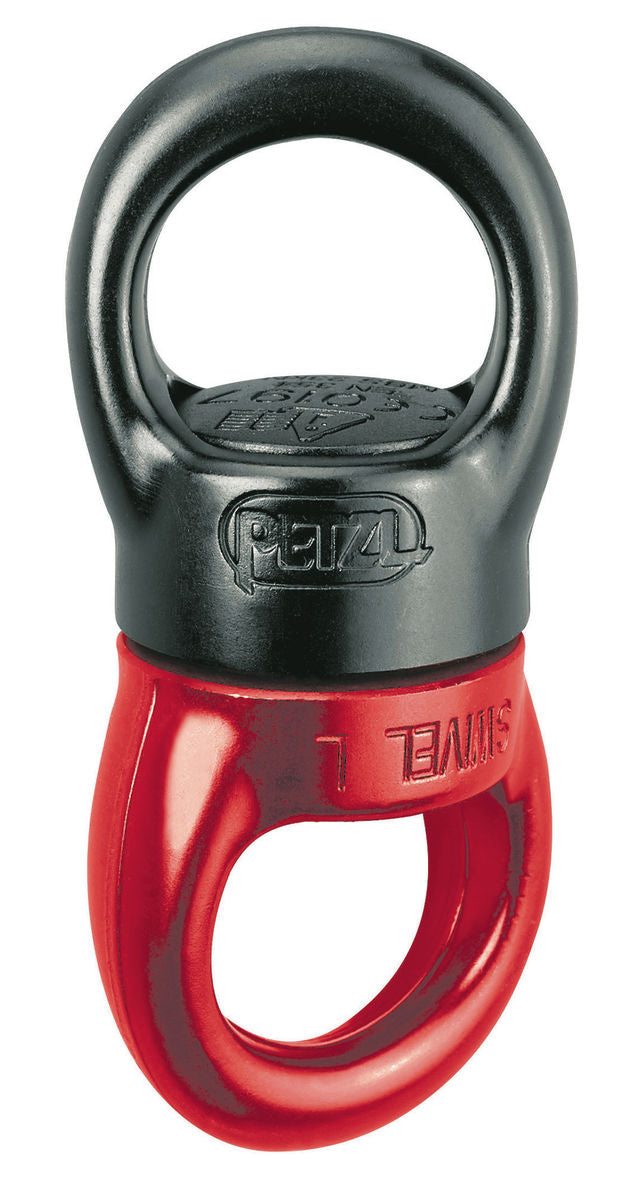 Petzl SWIVEL wartel L zwart/rood