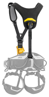 Petzl TOP CROLL borstharnas met geïntegreerde borstklem