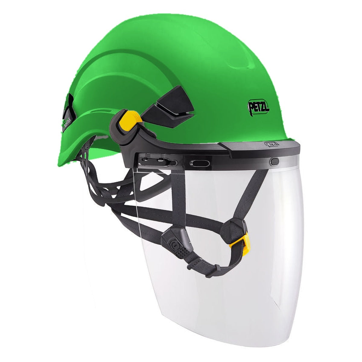 Petzl VERTEX groen met VIZEN gelaatsscherm